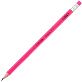 Stabilo: Swano neon rózsaszín radíros grafit ceruza HB