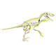 Science&Play: Archeofun Világító Velociraptor régész szett - Clementoni