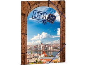 Ars Una: Cities Budapest gumis mappa, dosszié A/4