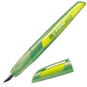 Stabilo: EASYbuddy A orrszélességű lime zöld ergonomikus töltőtoll kék tintával