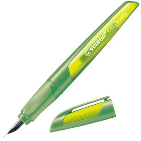 Stabilo: EASYbuddy L orrszélességű lime zöld színű ergonomikus töltőtoll kék tintával