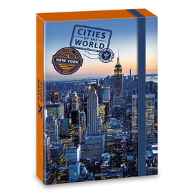 Ars Una: Cities of the World New York városképe füzetbox A/4-es
