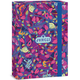 Ars Una: Jungle lila-kék színű füzetbox A/4