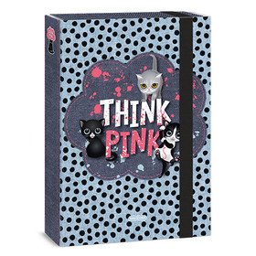 Ars Una: Think Pink gumis füzetbox A/4-es