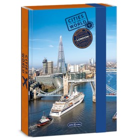 Ars Una: Cities - London A5-ös füzetbox 4cm-es gerincvastagsággal