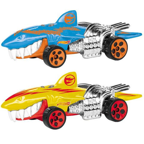Hot Wheels - Mighty Speeders: Sharkruiser kisautó fénnyel és hanggal 13cm