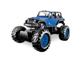 Stunt Truck kék hátrahúzós kisautó 1/43 - Mondo Motors