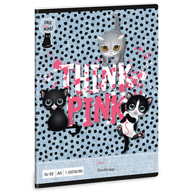 Ars Una: Think-Pink 1.osztályos vonalas füzet A/5 14-32