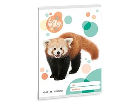 Ars Una: Cuki vörös panda A/5 3. osztályos füzet 12-32