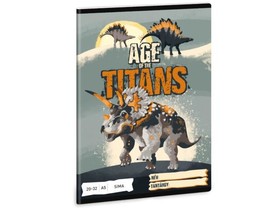 Ars Una: Age of the Titans dinoszauruszos sima füzet A/5 20-32