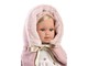 Llorens: Lucia baba rózsaszín mellényben és ruhában 40cm