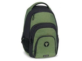 Ars Una: Green Moss zöld színű AU-2 iskolatáska, hátizsák 32x46x22cm