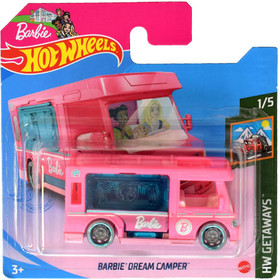 Hot Wheels: Barbie Dream Camper kisautó 1/64 - Mattel