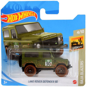 Hot Wheels: Land Rover Defender 90 1/64 kisautó - Mattel