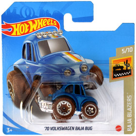 Hot Wheels: '70 Volkswagen Baja Bug kisautó 1/64 - Mattel