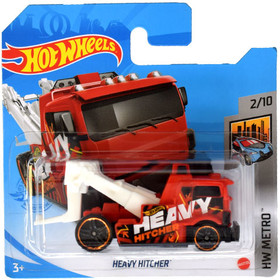 Hot Wheels: Heavy Hitcher piros kisautó 1/64 - Mattel