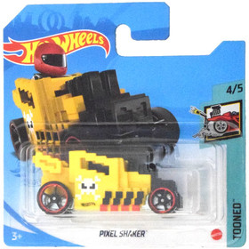 Hot Wheels: Pixel Shaker sárga kisautó 1/64 - Mattel