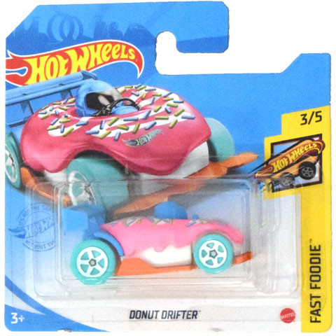 Hot Wheels: Donut Drifter rozsaszín kisautó 1/64 - Mattel