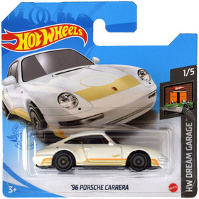 Hot Wheels: '96 Porsche Carrera fehér kisautó 1/64 - Mattel