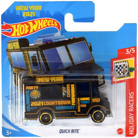 Hot Wheels: Quick Bite fekete kisautó 1/64 - Mattel