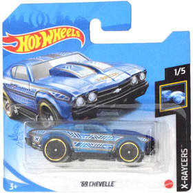 Hot Wheels: '69 Chevelle kék kisautó 1/64 - Mattel