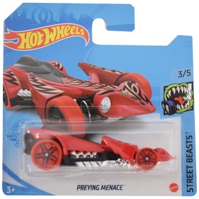 Hot Wheels: Preying Menace piros kisautó 1/64 - Mattel