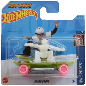 Hot Wheels: Skate Groom fehér-zöld kisautó 1/64 - Mattel