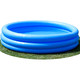 3 gyűrűs felfújható gyerekmedence kék színben 147x33cm - Intex