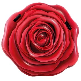 Intex: Vörös rózsa felfújható gumimatrac 137x132cm