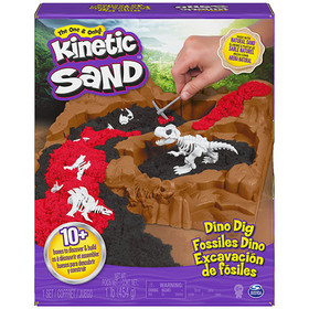 Kinetic Sand: Dínó ásatás homokgyurma szett 454g - Spin Master
