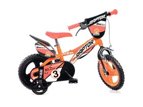 Raptor narancssárga kerékpár 12-es méretben