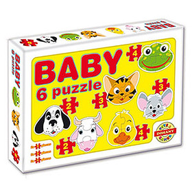 Baby Puzzle háziállatok - D-Toys