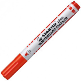 Stabilo: Plan WhiteBoard marker táblafilc piros színben