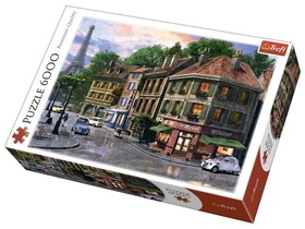 Párizs utcái 6000 db-os puzzle - Trefl