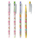 ICO: Bensia Tolóbetétes ceruza radírral virágos mintával többféle változatban