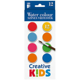 ICO: Creative Kids vízfesték 12db-os 28mm