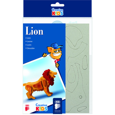 ICO: Creative Kids 3D oroszlán figura