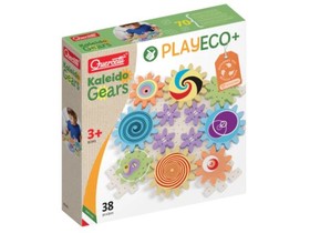 Quercetti: Play Eco Kaleido fogaskerekek játékszett 38db-os