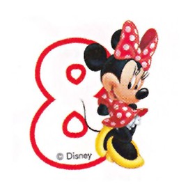 Disney Minnie Egeres számgyertya 8-as