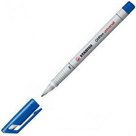 Stabilo: OHPen \F\ 0,7mm vonalvastagságú kék alkoholos filctoll