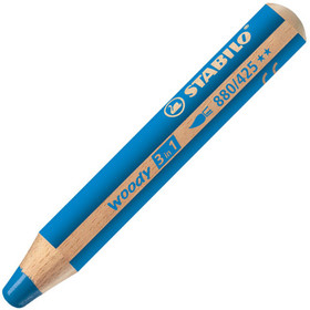 Stabilo Woody 3in1 színes ceruza sötétkék színben