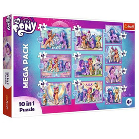 My Little Pony ragoygó pónik 10az1-ben puzzle szett - Trefl
