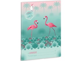 Pink Flamingo leckefüzet 32 lapos A/5