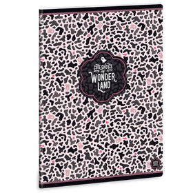 Ars Una: Wonderland Ghost Pink vonalas füzet A/5 40lapos