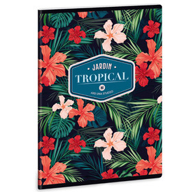 Ars Una: Tropical Wildblume sima füzet A/5 40lapos