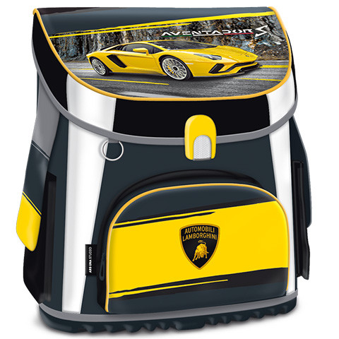 Lamborghini Aventador kompakt easy mágneszáras iskolatáska, hátizsák