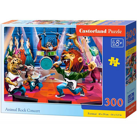 Állatok rock koncertje 300db-os puzzle - Castorland