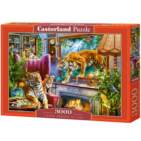 Tigrisek életre kelnek 3000db-os puzzle - Castorland