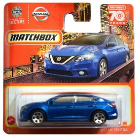 Matchbox: 2016 Nissan Sentra kék kisautó 1/64 - Mattel