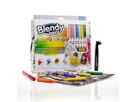 Blendy Pens M?vész filctoll szett 14 db filctollal és színezhető mappával